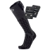 Chaussettes Powersock Set Heat Fusion Uni + S-Pack 700 Black Grey